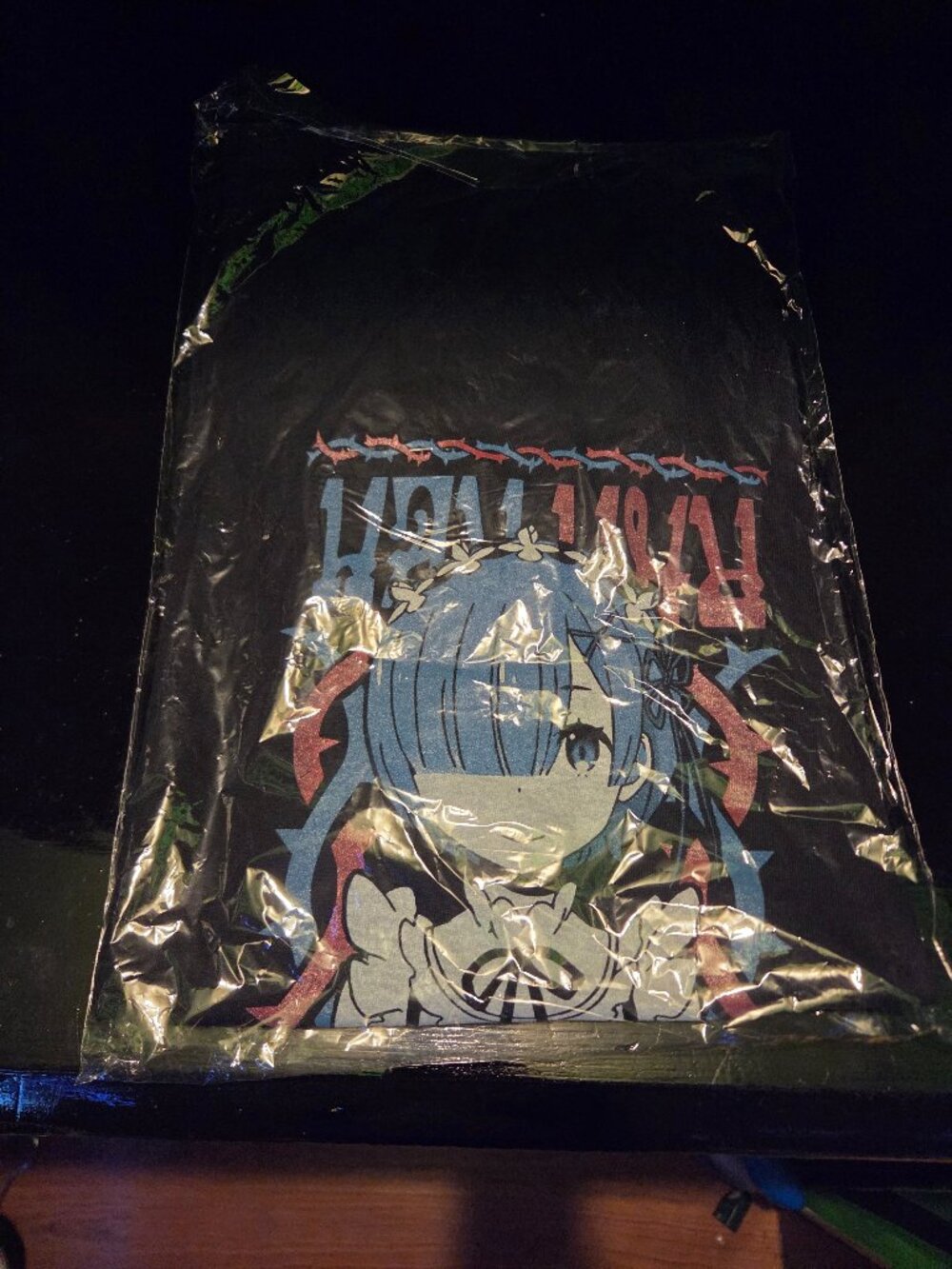 Re:Zero Ram & Rem Anime T-Shirt - COSPA Official - Black - Size XL